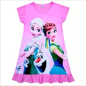 NWT Frozen Pink or Blue Nightgown